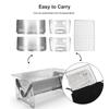 Mini Portable Charcoal Grill BBQ Grill Tabletop Fire Pit Stainless Steel Folding Camping Grill for Camping Patio Outdoor