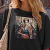 Maglietta con Arte di Frida Kahlo: T-shirt Unisex Ritratto Pittore