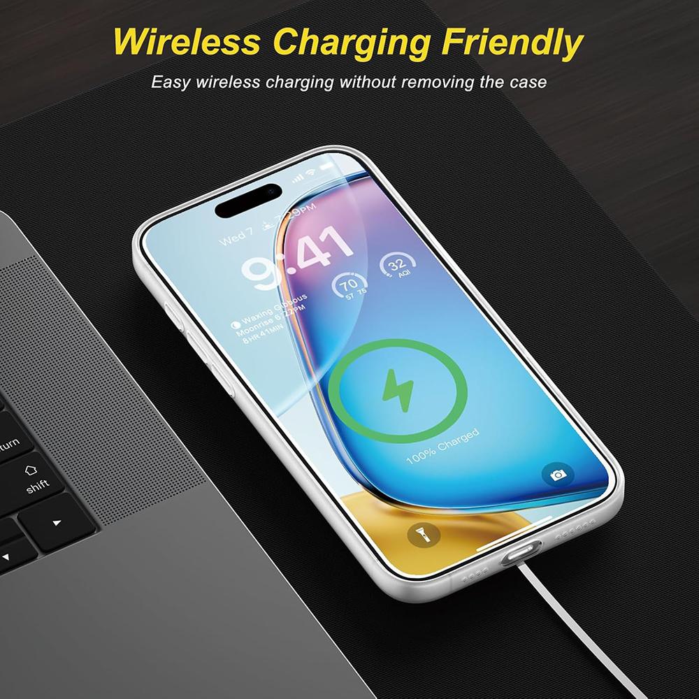 Luksusowe Matowe Silikonowe Miękkie Etui Na iPhone 16 15 14 13 12 Pro Max Plus Mini Przezroczyste Białe Pokrowiec na Telefon Ultracienka Powłoka Slim