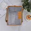 Isolierte Lunchtasche mit großem Fassungsvermögen, Thermische Bento-Tasche mit Aluminiumfolie für die Arbeit & Essenslieferung