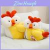 Funny Big Eye Chicken Plush Toy Gift Rooster Doll Pillow Cartoon Stuffed Animal 25cm 35cm