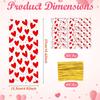 Valentine’s Day Cellophane Treat Bags, 100pcs Clear Goodie Bags With Twist Ties, Valentines Candy Gift Bags For Kids Party Favors (4 Styles)