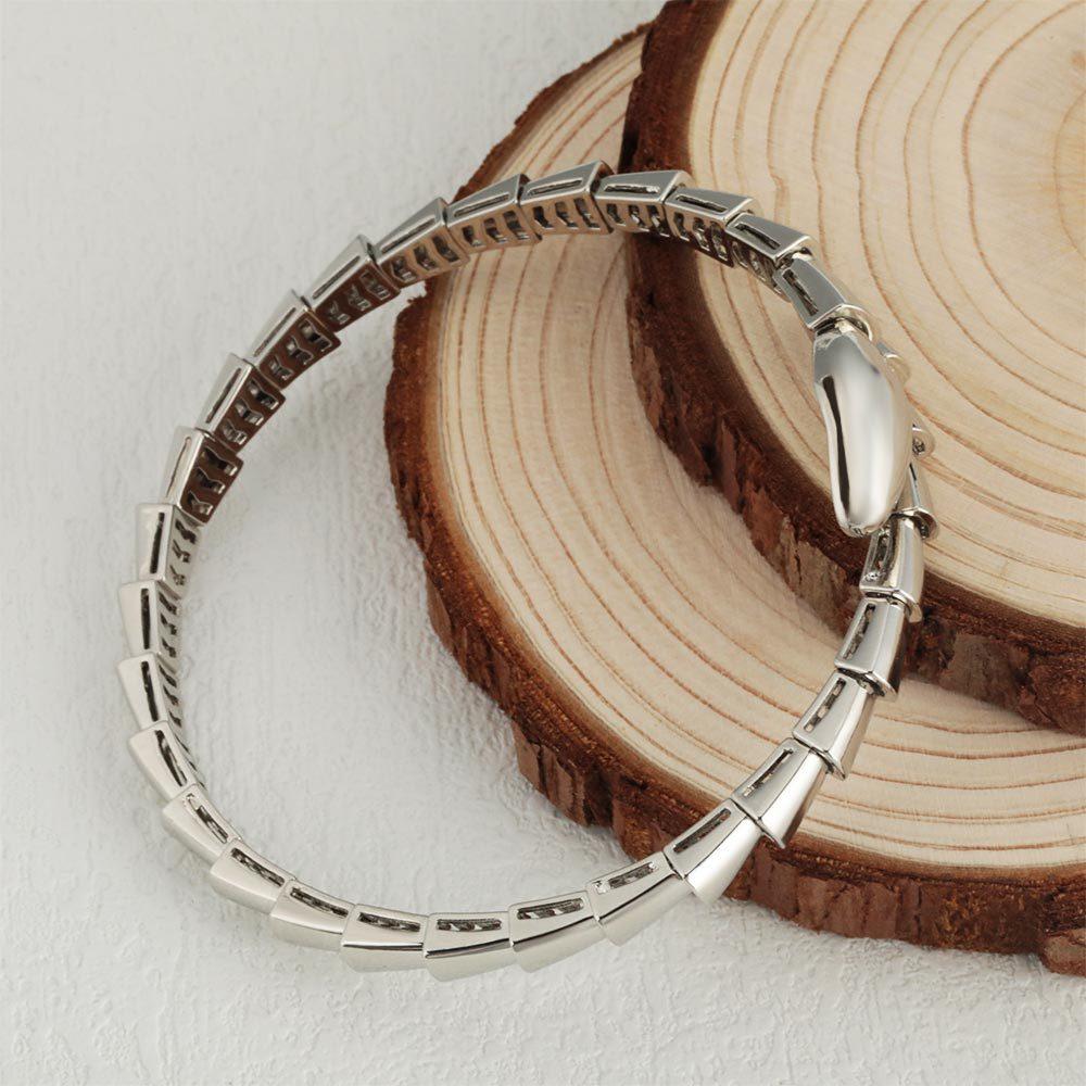 European and American Style Light Luxury Snake-shaped Bracelet Bracelet for Women High-end Bracelet Jewelry