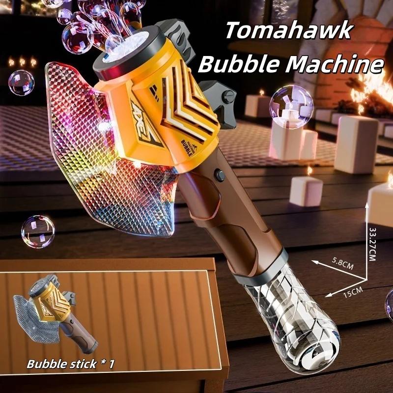 Axe Bubble Machine Fully Automatic Handheld Bubble Machine Toy Summer Outdoor Party Three to Six Years Old Children Birthday Toy