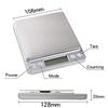 LCD Digital Scale 3kg 0.1g Electronic Weighing Scale Mini Precision Grams Weight Balance Scale for Kitchen in Stainless Steel B