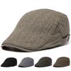 Spring, Summer and Autumn Beret Men's Casual Cotton Shade Cap Men's Forward Hat