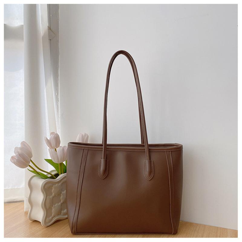Retro Large Capacity Women'S Bag 2026  Trendy Korean Style Versatile Tote Bag Able Shoulder Commuter Bag