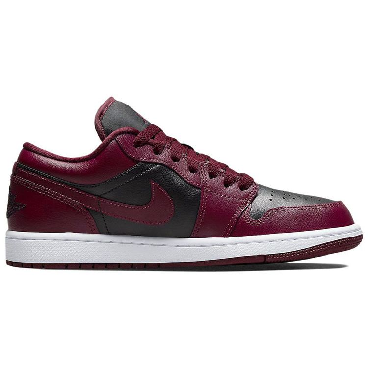 Air Jordan 1 Low DC0774-006 Women's Premium Tumbled Leather Low-Top Lifestyle Sneakers