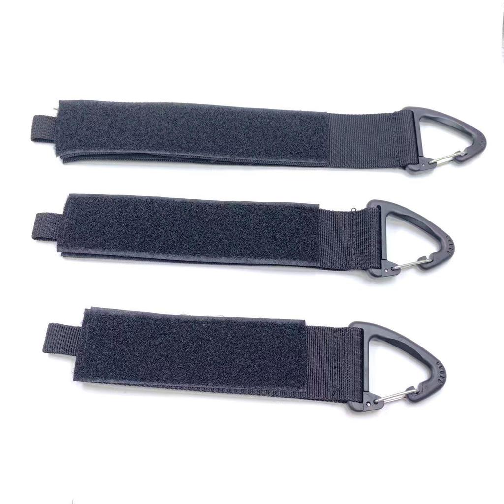Moschettoni Robusti Cinghie di Fissaggio in Nylon per l'Organizzazione dei Cavi di Prolunga