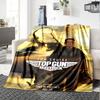 Top Gun Maverick Poster Flannel Blanket Super Soft Warm Cozy Blanket for Sofa Bed Office Travel All‑Season Home Decor Gift