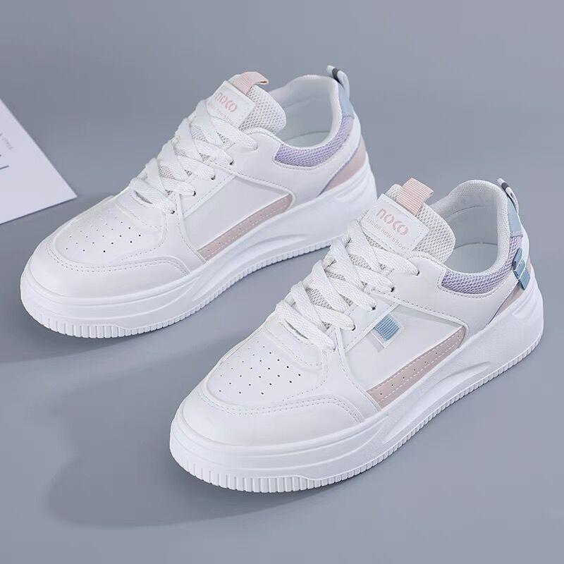 

Интернет знаменитости платформа белые туфли женские весна и лето 2024 новые высокие дышащие нескользящие универсальные нишевые спортивные и досуговые туфли 35 розовый