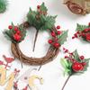 3/5Pcs Christmas Decoration Artificial Berry Bouquet Pine for Home Decor Crafts Garland Navidad New Year 2026 Garland Accessory