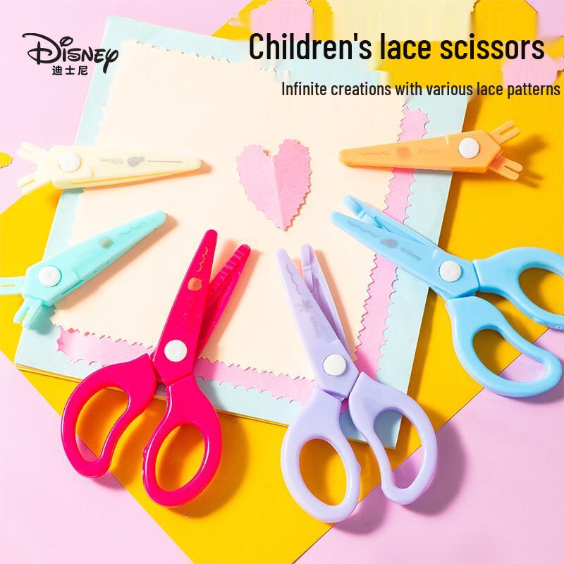 Disney Kids  DIY Safety Decorative Paper Cutting Scissors Set