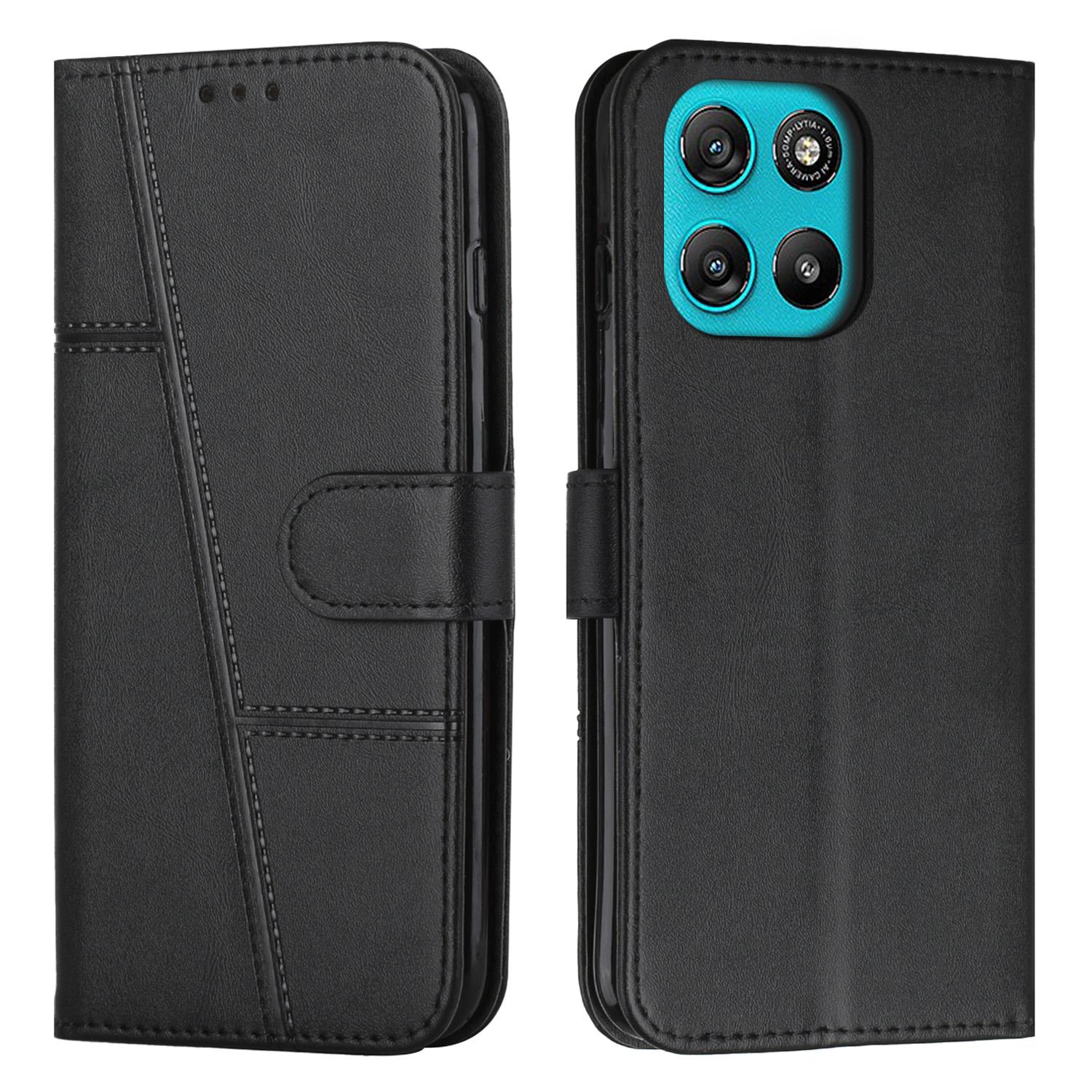 Leather Phone Case For Motorola Moto G67 Power 5G / G57 5G / G57 Power 5G Foldable Stand Wallet Flip Cover with Strap