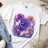 Siamese Fighting Fish Shirt, Cute Betta Fish Graphic Tee, Aesthetic Aquarium Hobbyist T-Shirt, Minimalist Fish Shirt, Vibrant Ocean Theme Cl