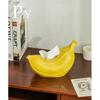 Creative Home Banana-shaped  Ceramic Tissue Box Dopamine Table High Appearance Level Decorative Living Room Ceramic Dining Table