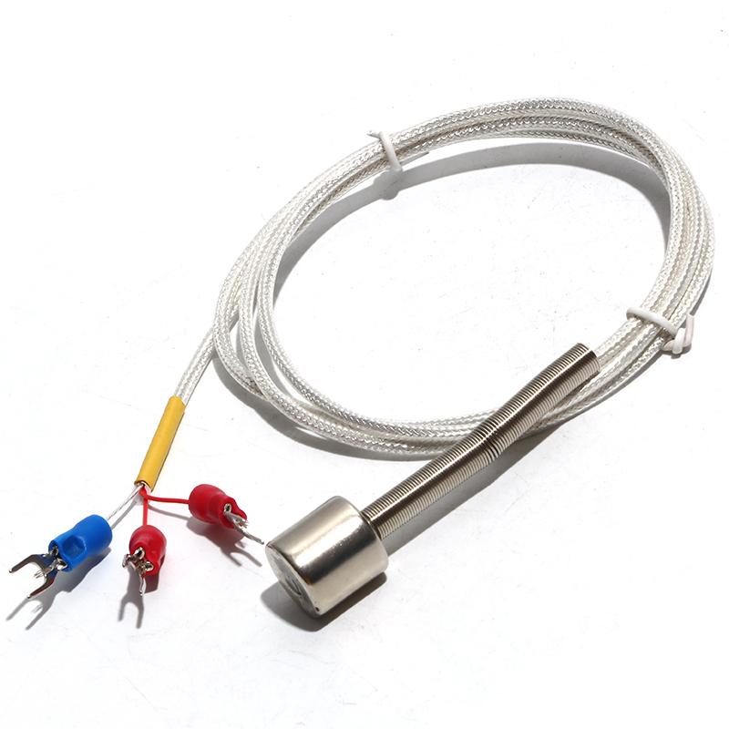 Strong Magnetic High Temperature Sensor PT100 Magnetic Probe Cable Length 1-5M Adsorption Thermal Resistance -60 - 180 Degree
