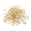 100pcs Heart Shape Paper Clips Cute Metal Paper Clips Portable Adorable Small Paper Clips for Document Organization
