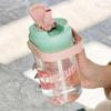 600/800ml High-Capacity Straw Water Cup Premium Sports Water Bottle Perfect Outdoor Camping Drinking Tool for Refreshing Summer