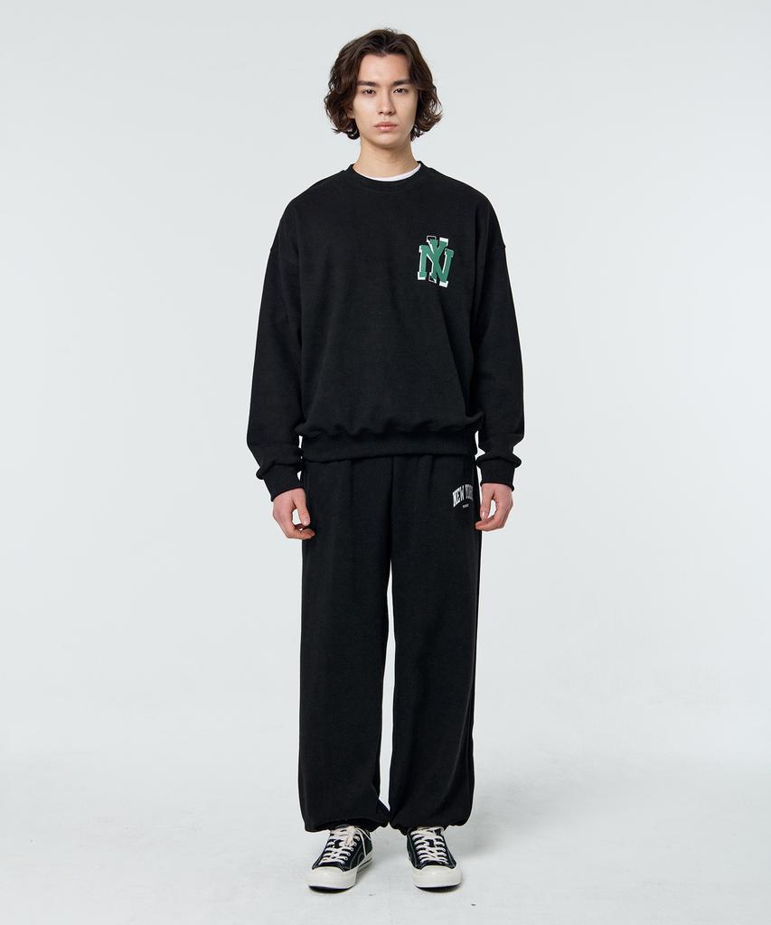 PAPERBOY [Set] Ny Simple Logo Wide Jogger Set 4 Colors