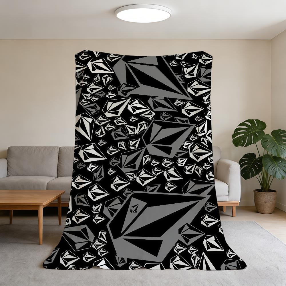 Decke Super Warm V-Volcom-ES Bequem Mode Plüsch Überwurf Kind Zuhause Sofa Schlafzimmer Marke Geschenk
