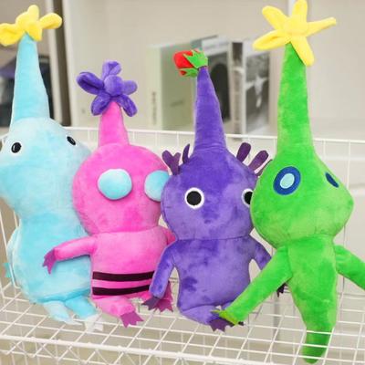 Ice Pikmin Plush, Cute Stuffed Doll from Pikmin 4 Series, Soft Game Character Toy for Fans Gift