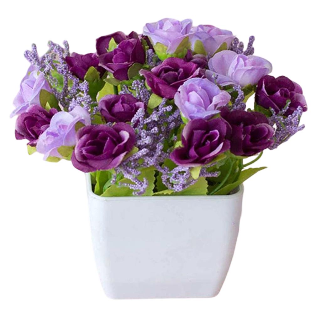 Home Decor Potted Flower Floral Gifts Ornaments Outdoor Indoor Plant Realistic Simulation Artificial Bonsai Fake