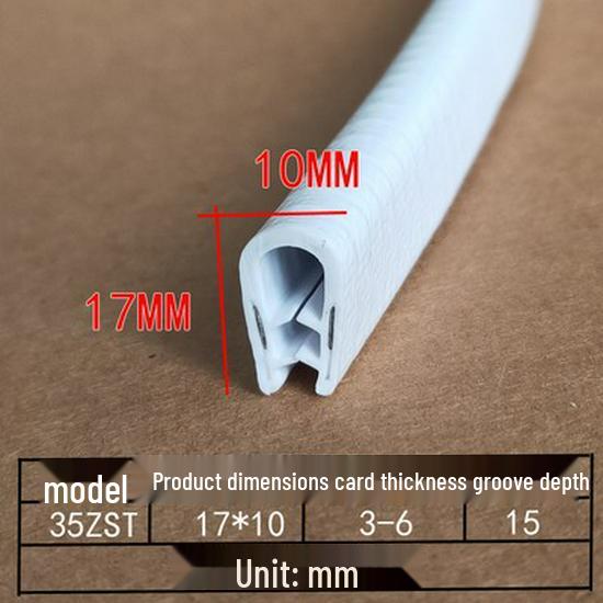 

U-образный резиновый защитный уплотнитель кромки со встроенным железным листом для механического листового металла и кабельного лотка из нержавеющей стали