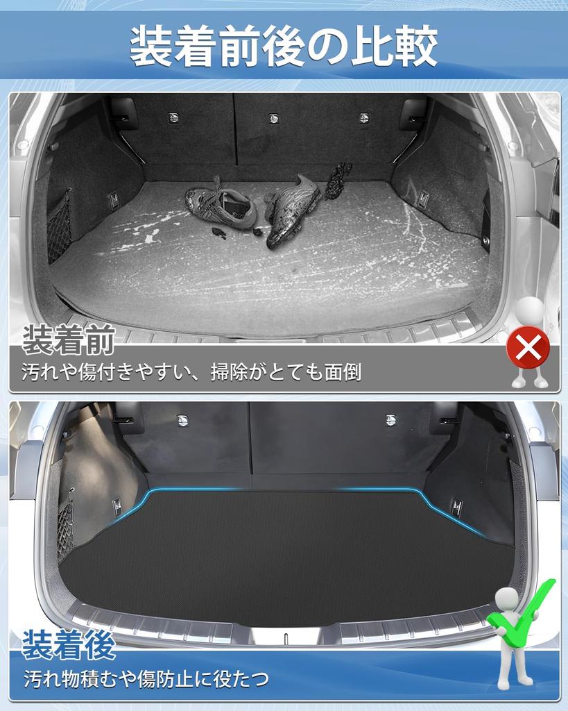 Mixsuper Compatible with New Lexus NX 2D Trunk Luggage Mat with Lexus NX 2021 Luggage Waterproof PVC Rollable Abrasion Stain Easy Genuine Replacement