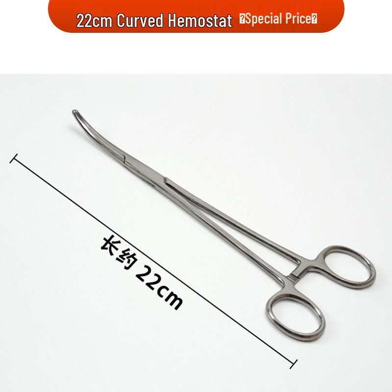 Stainless Steel Hemostatic Forceps - Straight/Curved Head, Surgical/Vascular Use, In Stock