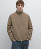 Massimo Dutti Wasserabweisende gesteppte Jacke Detail mit hohem Kragen