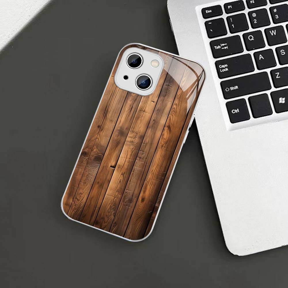 

Wood Texture Art For IPhone 14 13 12 Mini 11 Pro XS Max X XR 14 Plus Tempered Glass Cover iphone 13 mini