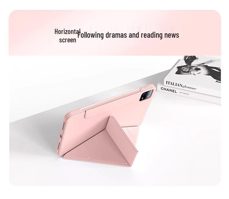 Xiaomi Pad 7/6/5S Pro 11” Rotating Protective Case - Y-Fold Buckle, Full Coverage for POCO PAD (Overseas Version)