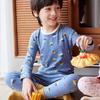 Kids' Autumn Cotton Pajama Set: Boys' Warm Underwear and Little Girls' Flannel Base Layers for Winter