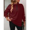 Autumn and Winter Half Zip Long Sleeved Fashionable Pullover Fleece Women's Hoodies & Sweatshirts