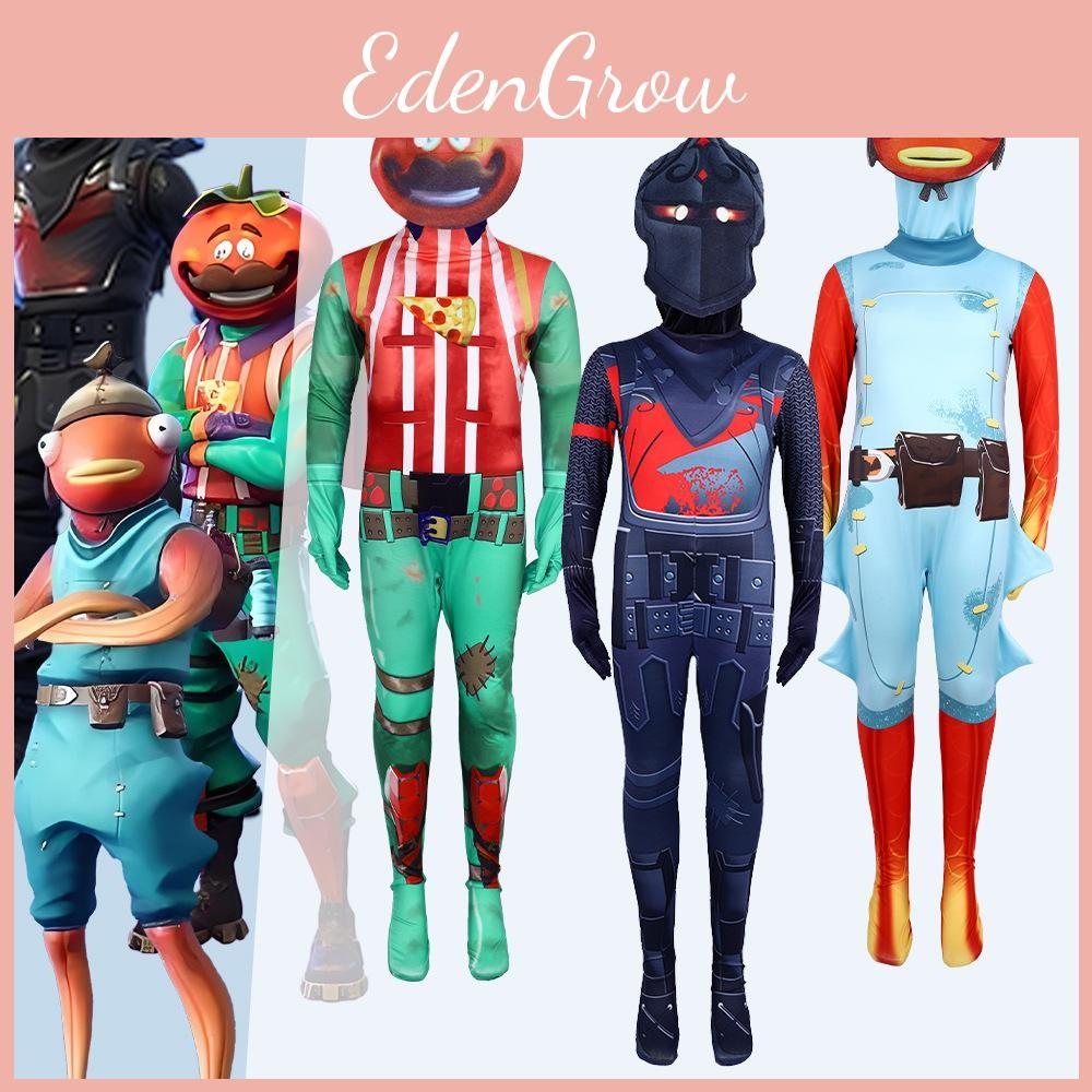 Silk Cosplay Tomatohead Jumpsuit Girls Role Playing Costumes Gaming