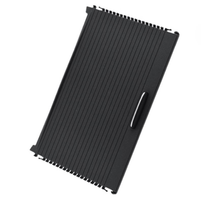 Car Rear Armrest Box Water Cup Holder Curtain For W204 W207 Drink Holder Slide Roller Blind Black Replacement