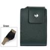 Stylish Multi-functional Cross-Grain Card Holder with Buckle for Coins and IDs