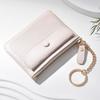 Compact Women's Keychain Wallet: Mini Coin Purse & Storage Bag for Ladies