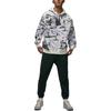 Jordan Brooklyn Fleece Lined Pullover All Over Print Hooded Sports Long Sleeved Sweatshirt Men's HV1051-133