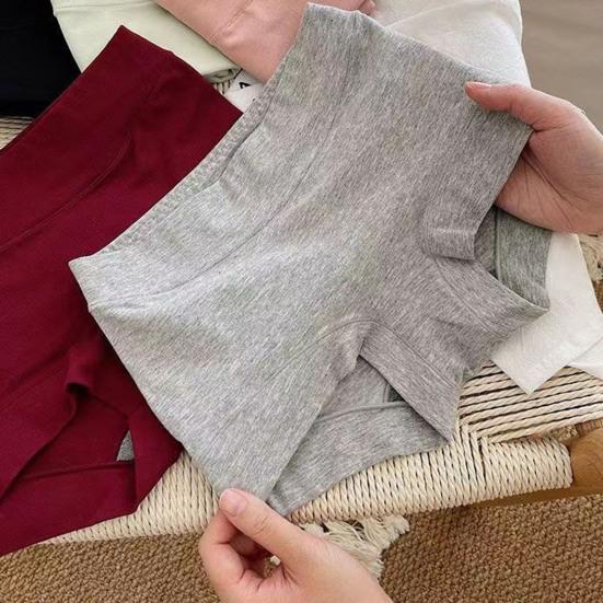 Damskie majtki typu boyshort, pełne pokrycie, bawełniane bokserki, bezszwowa, elastyczna bielizna