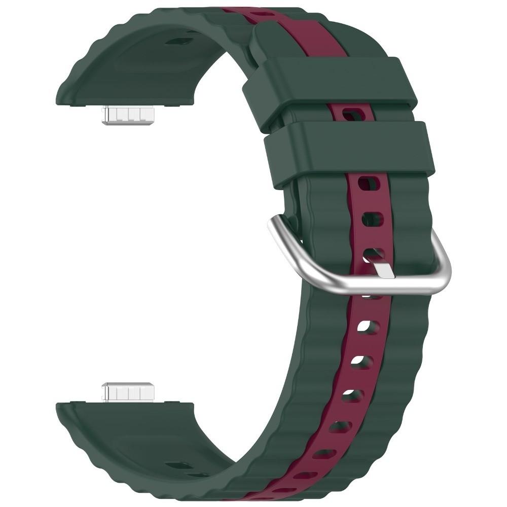 Silicone Wristband Double Color Bracelet for Huawei Watch Fit 4 Pro/4/3 Smart Watch Accessories