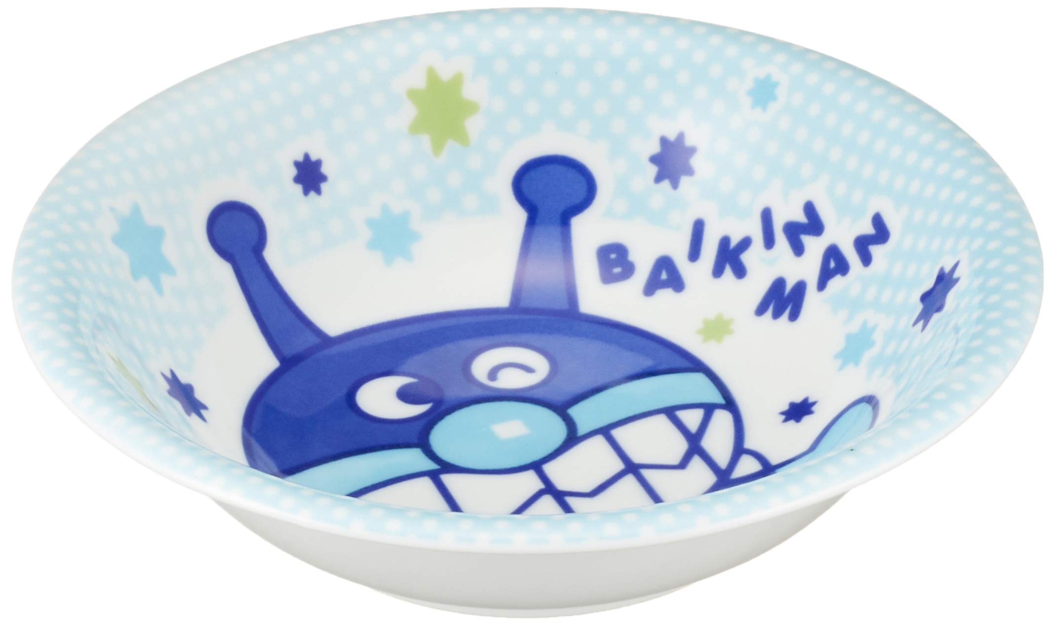 

Baikinman Curry 081534 Go! Anpanman Plate, 17cm, Children s, Blue, синий