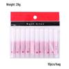 Taiwan Pink Nail Art Adhesive - 2g Wearable Glue for False Nails In Small Round Bottle