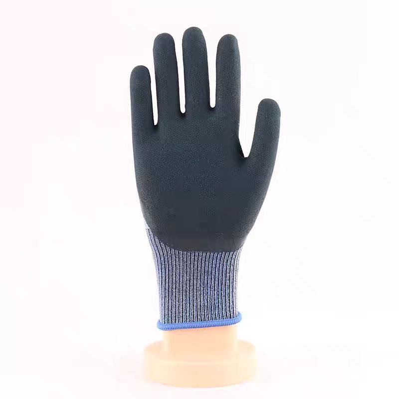 Leichte, hochelastische, verschleißfeste, rutschfeste, weiche, atmungsaktive Arbeitshandschuhe, bequeme Schutzhandschuhe für einen sicheren Griff