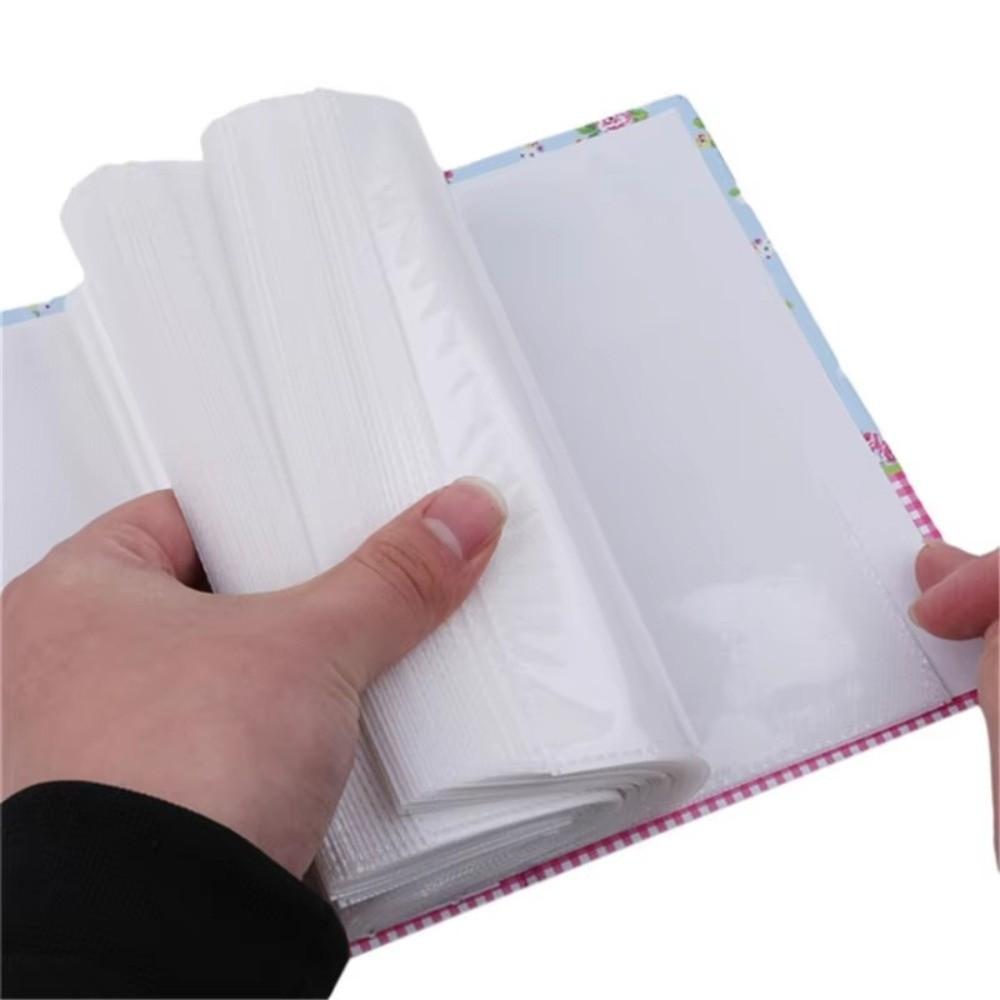 New 6Inch Photo Album Flowers Pattern 100 Sheets Picture Storage Frame Insert Page DIY Book Gift Children Lovers Wedding Memory