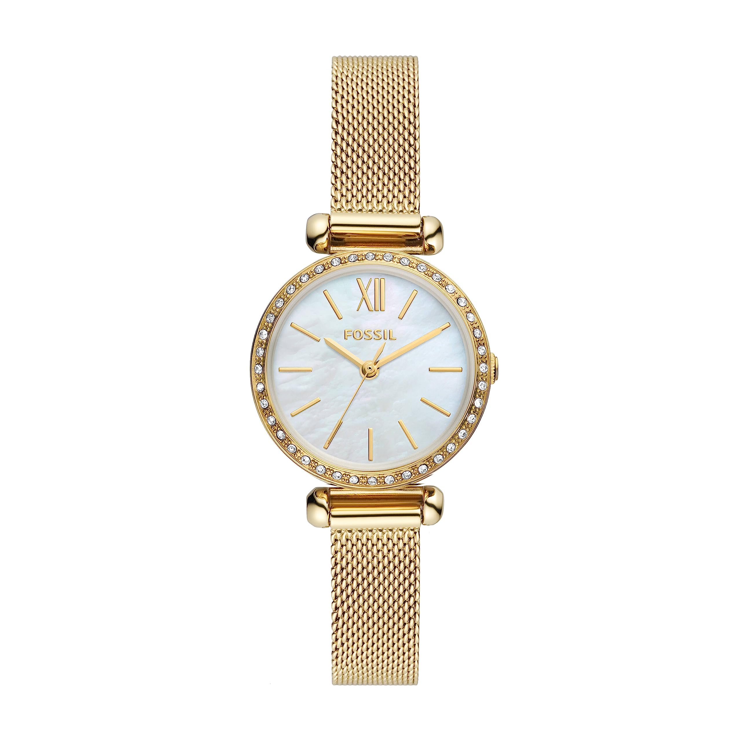 TILLIE MINI Stainless Steel Mesh Watch Three-Hand Gold-Tone золотой