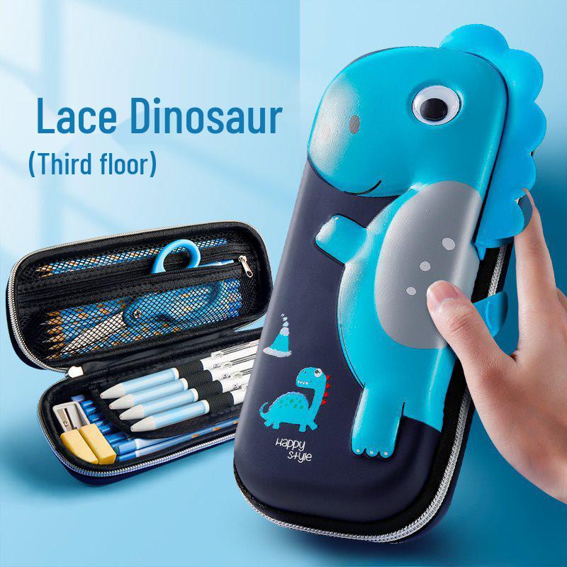 High-Capacity Korean-Style Pencil Case for Elementary Students