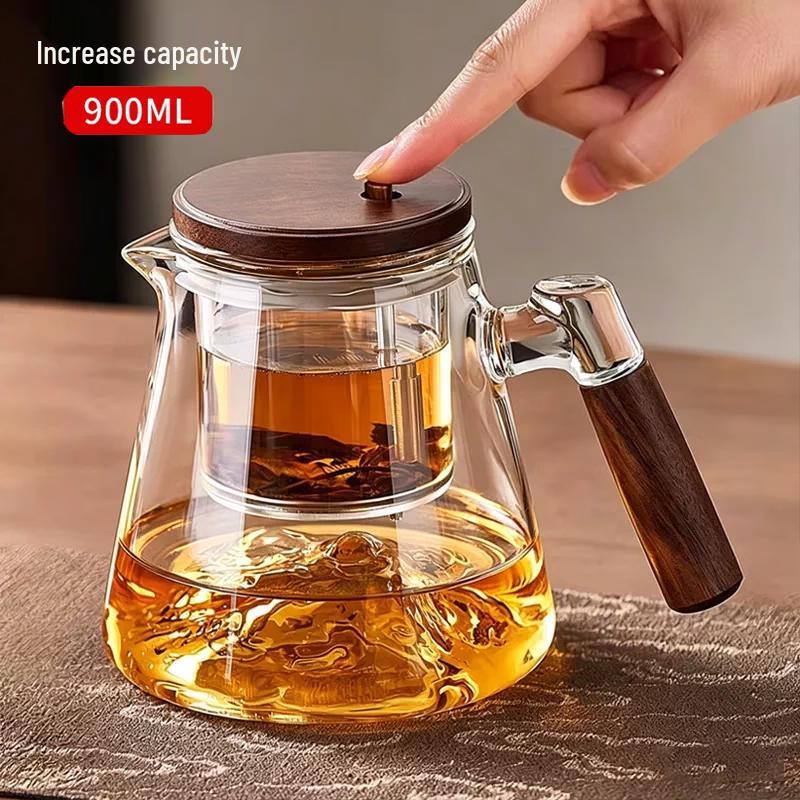 Piaoyibian Glass Tea Infuser Teapot