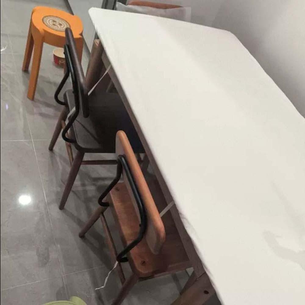 Rectangular Imitation Sheepskin Tablecloth Smooth Soft Elastic Tea Table Cloth Anti-Slip Anti-splash Water Desk Protection Cover
